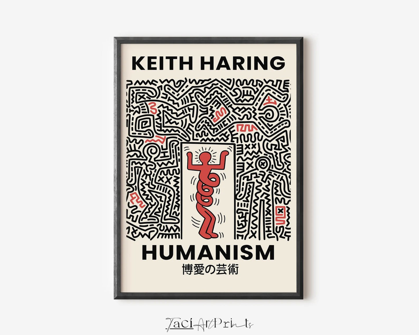'Humanism' Keith Haring