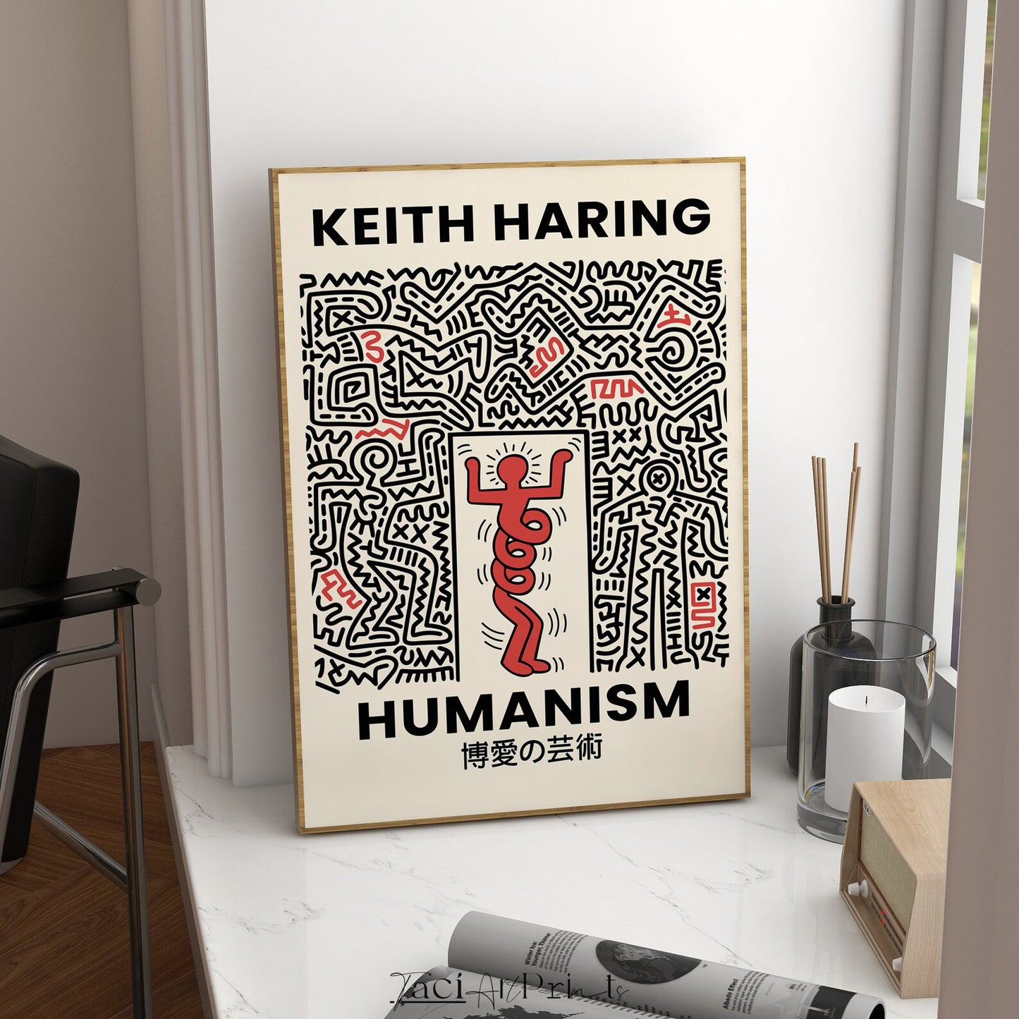 'Humanism' Keith Haring
