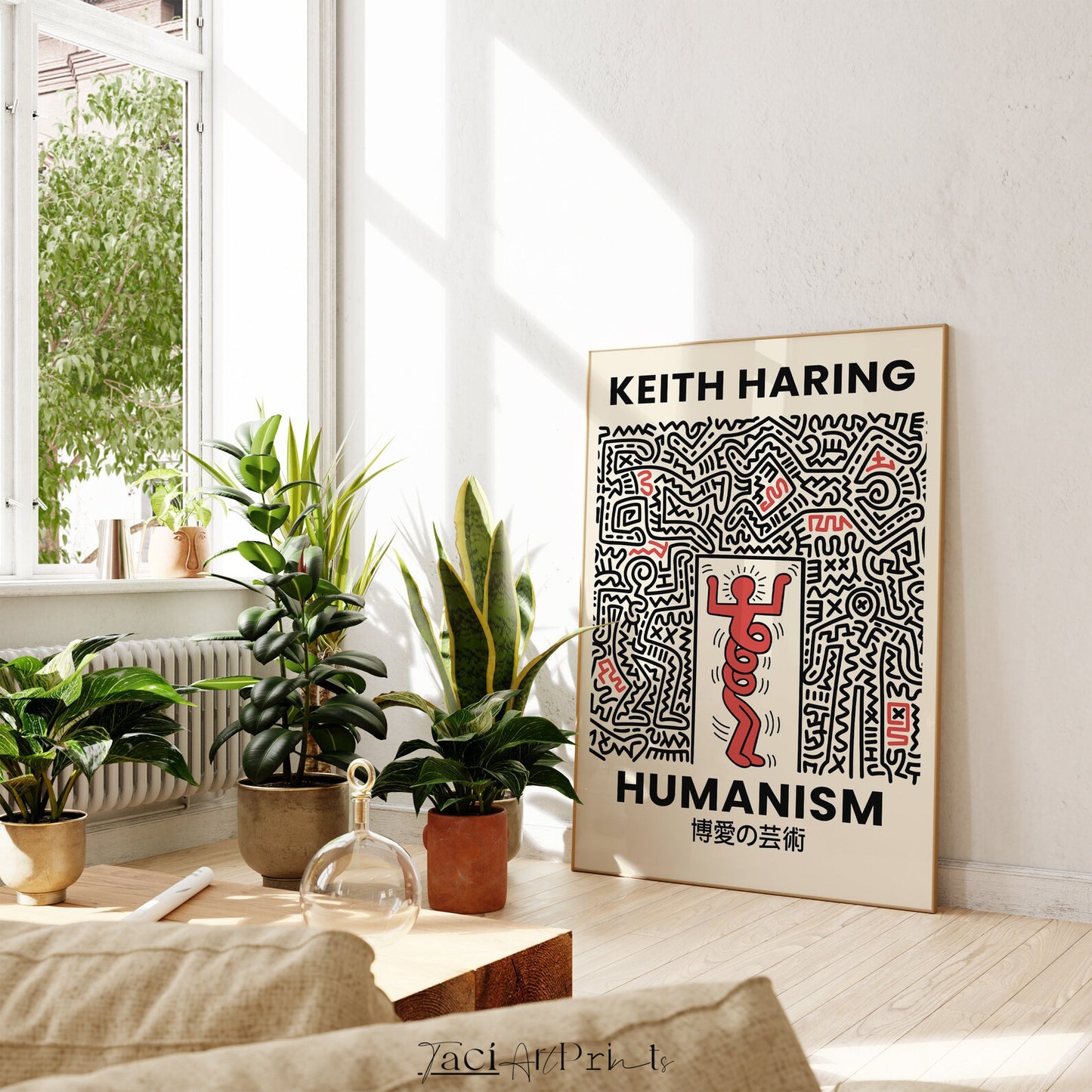 'Humanism' Keith Haring