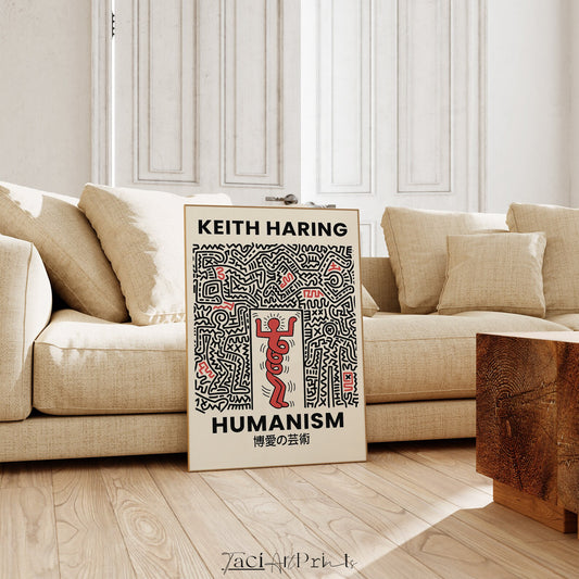 'Humanism' Keith Haring