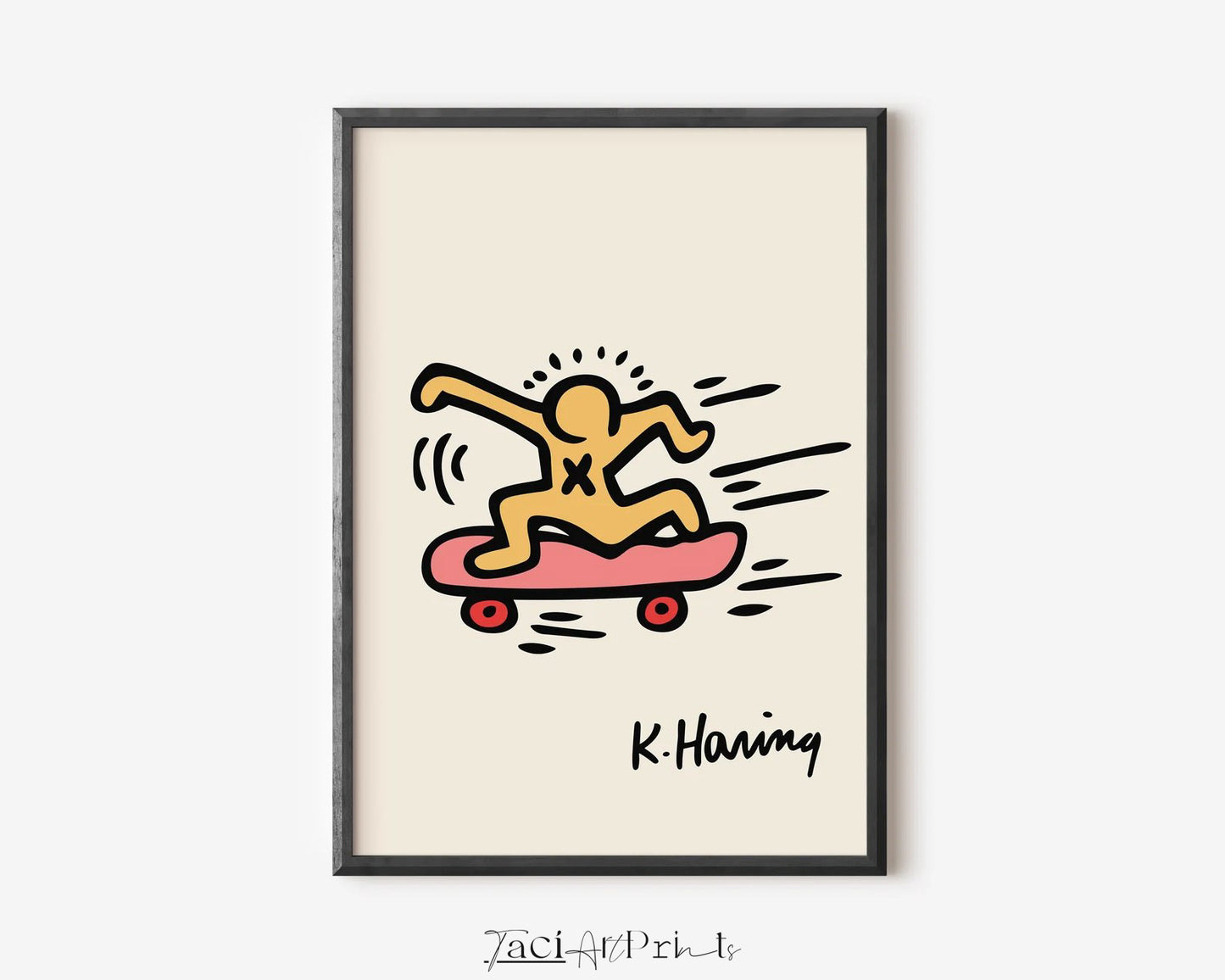 'Skateboard' by Keith Haring