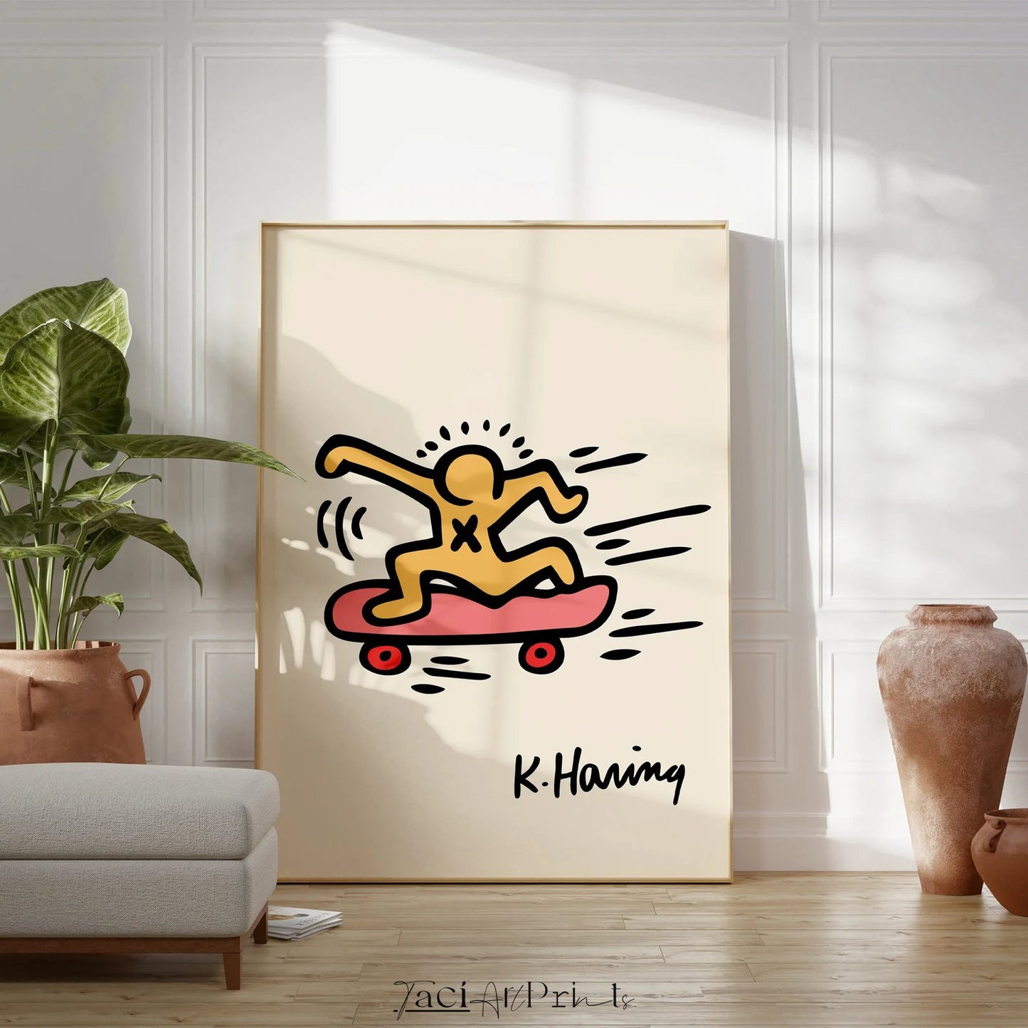 'Skateboard' by Keith Haring