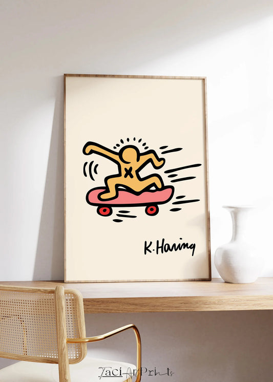 'Skateboard' by Keith Haring