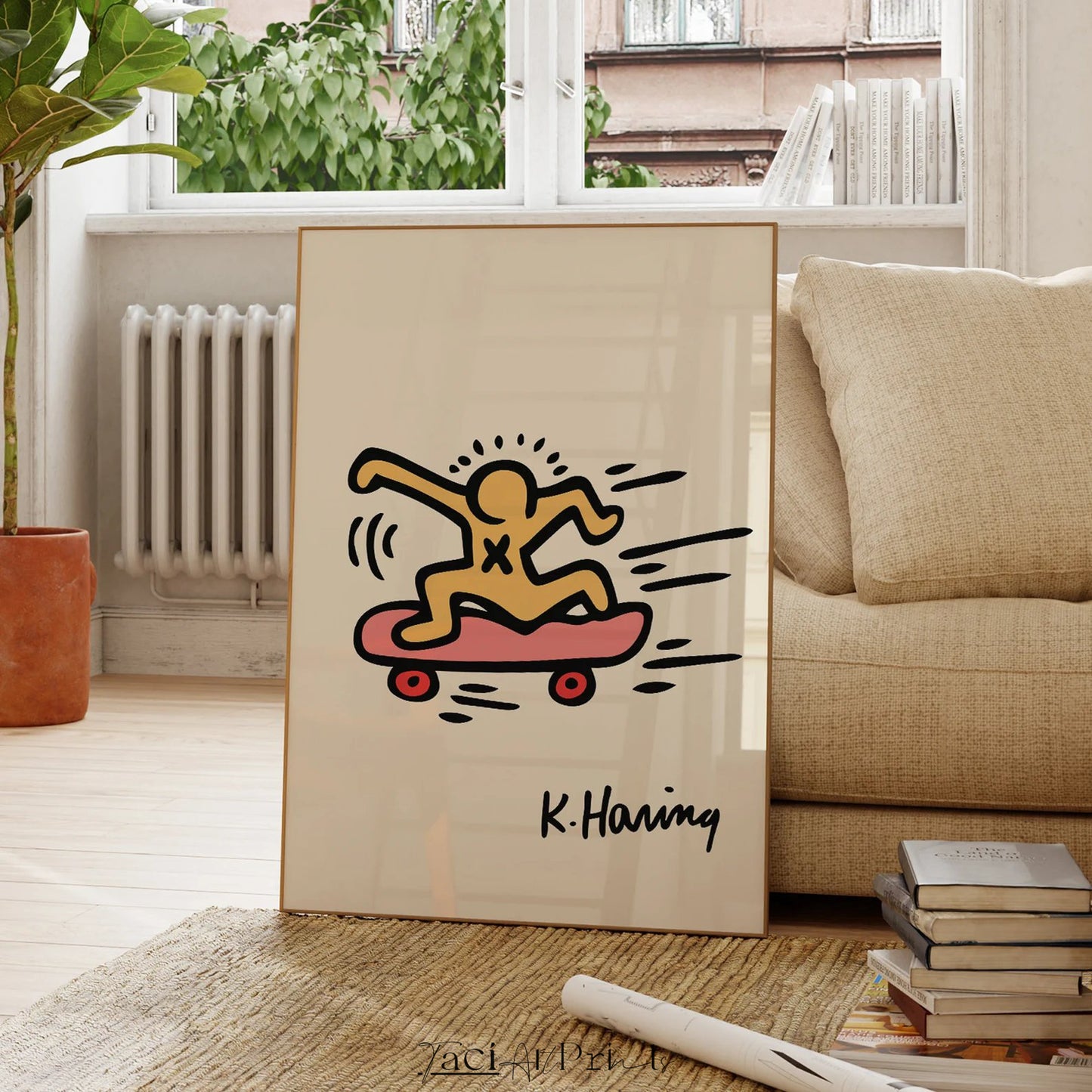 'Skateboard' by Keith Haring